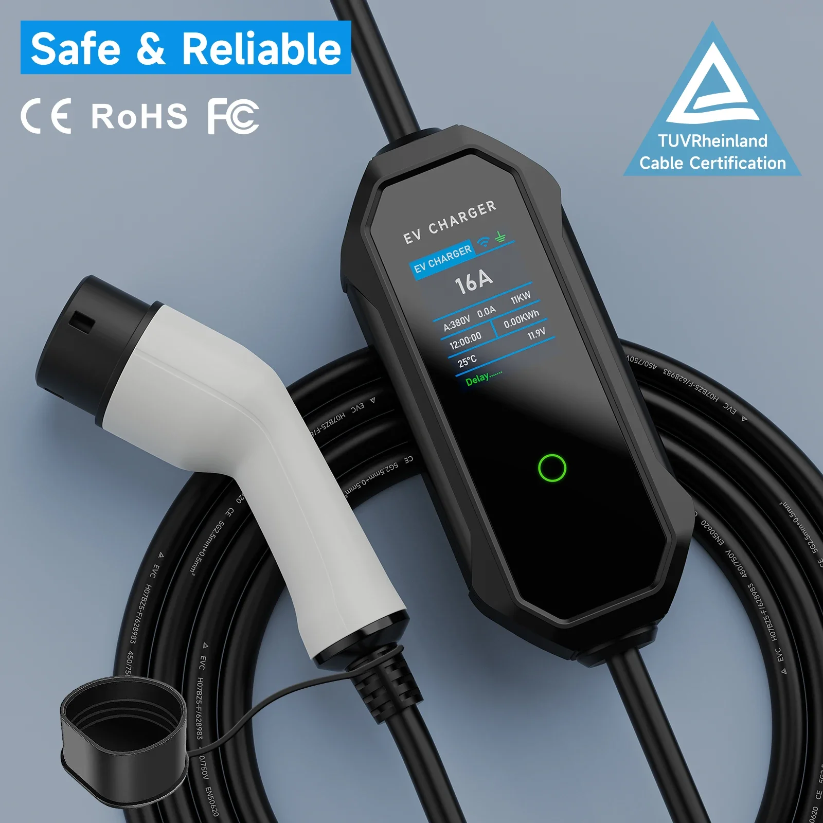 AFEEV 11KW Type 2 EV Charger 1 - Type 2 Portable Ev Charger 11Kw Cee review and price